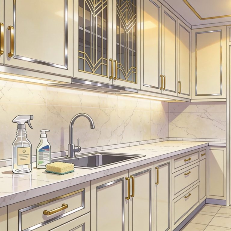 Illustrazione pulizia gres