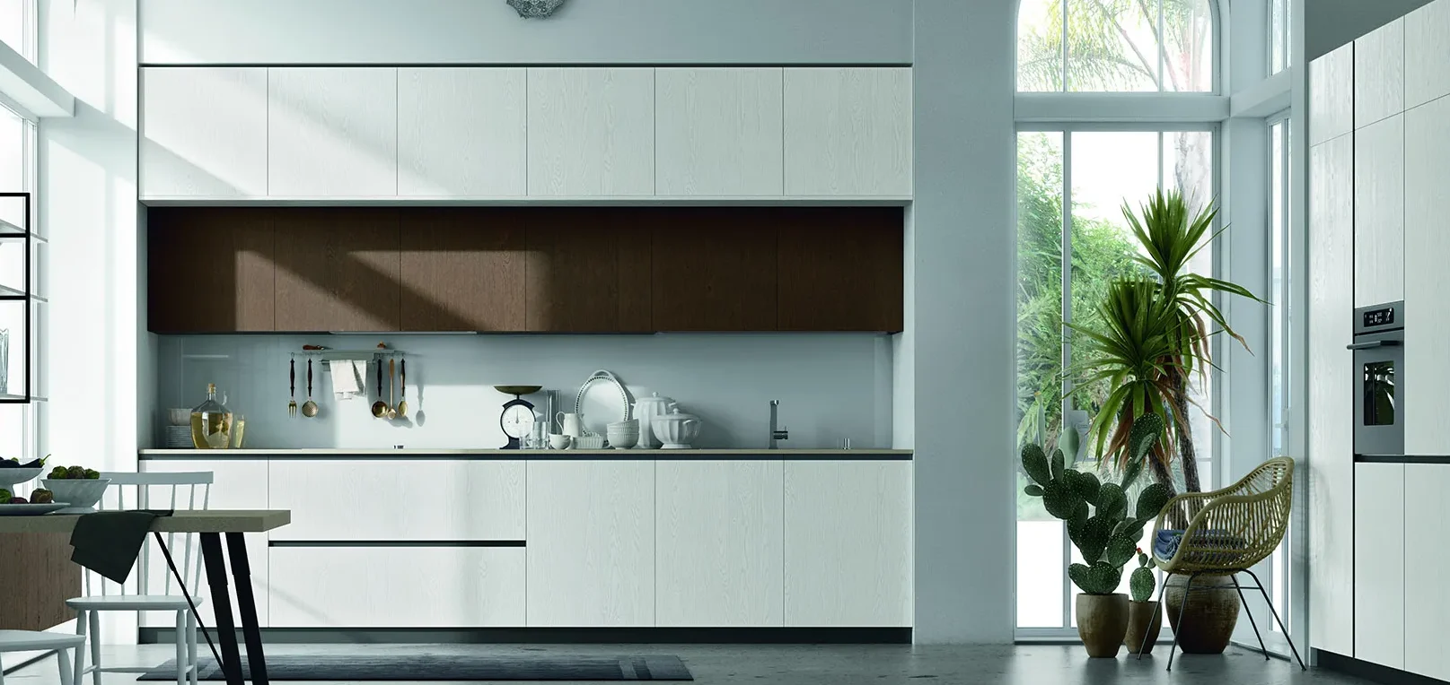 Cucina con magnetolab