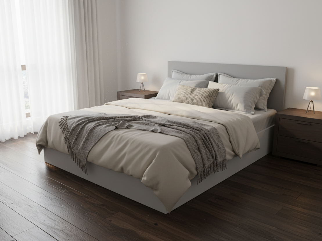 Disegno letto matrimoniale