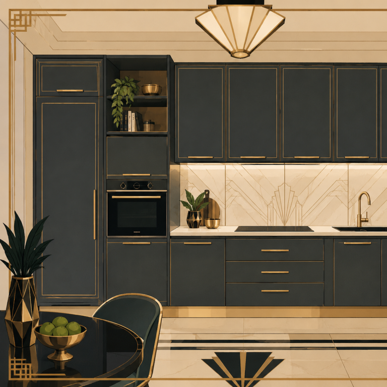Illustrazione cucina