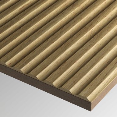 Rovere pannelli fresati