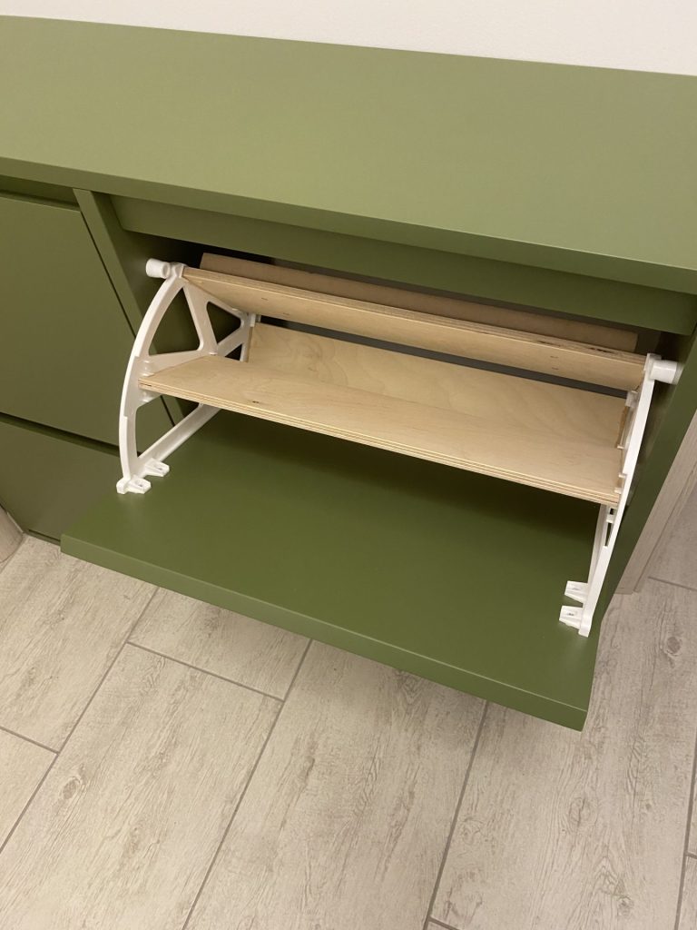 Scarpiera ribalta 2 scomparti 