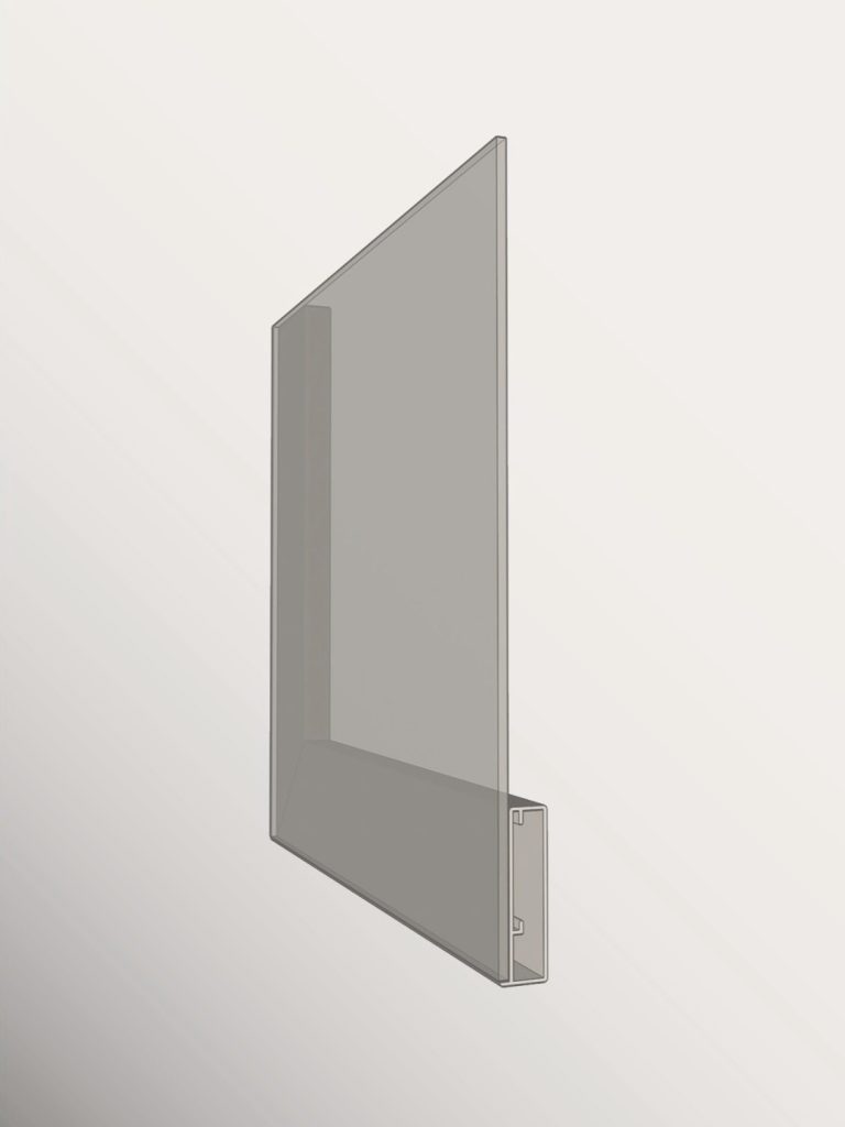 Profilo anta alluminio