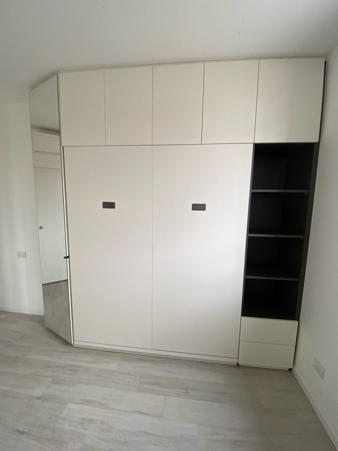Armadio con letto a ribalta
