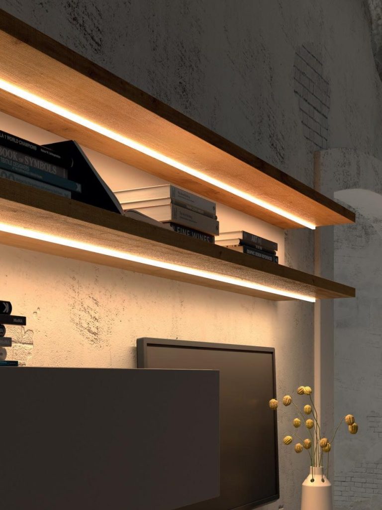 Mensole con luce LED  