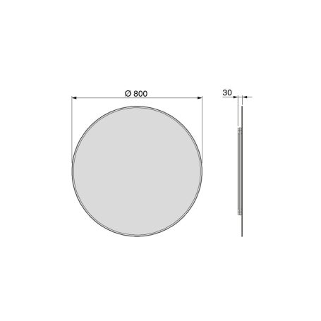 Misure specchiera bagno 