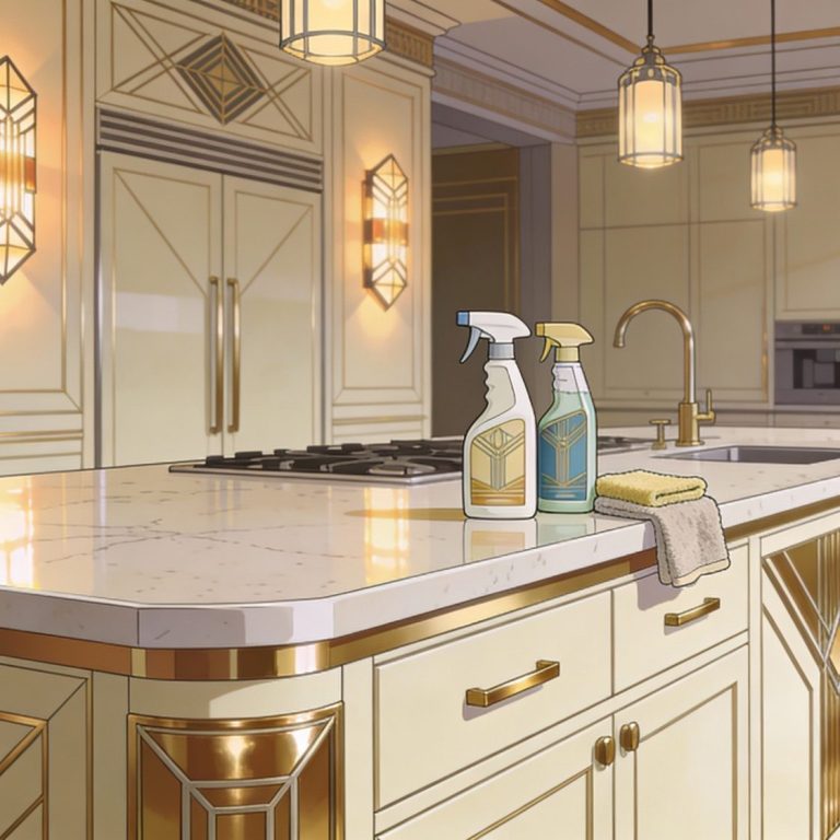 Illustrazione pulizia quarzo