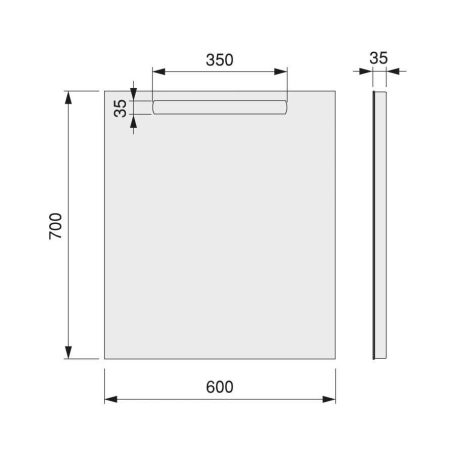 Misure specchiera bagno 