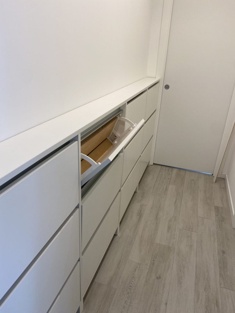 Scarpiera ribalta uno scomparto