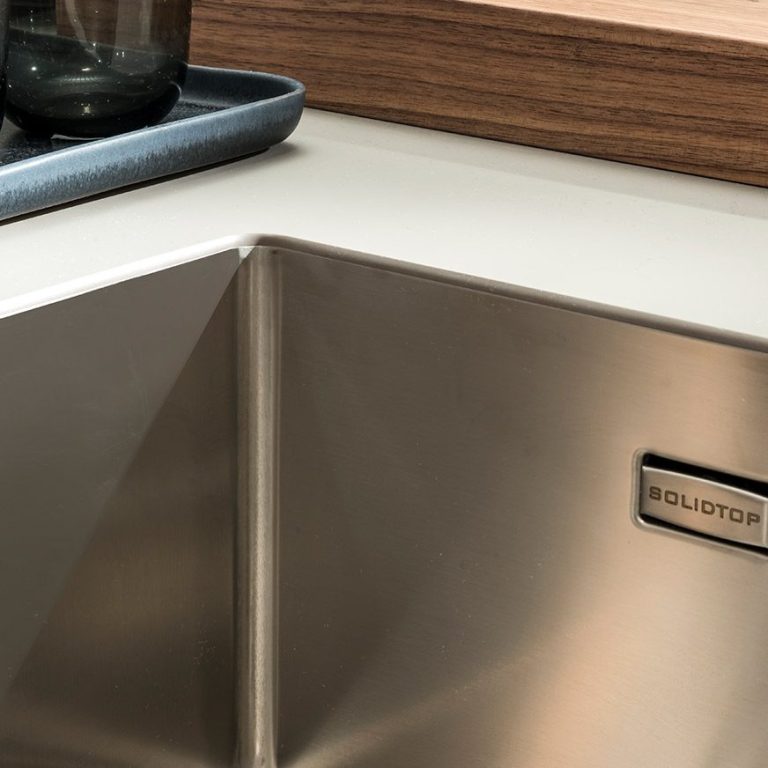 Vasca integrata inox