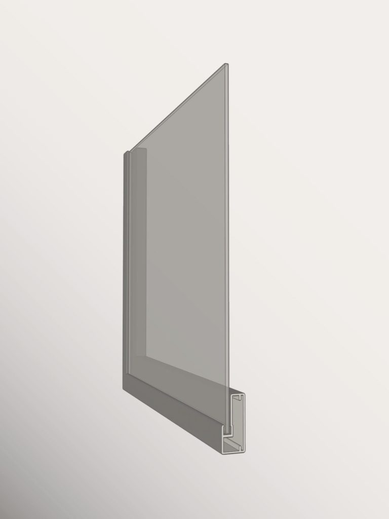Profilo anta alluminio
