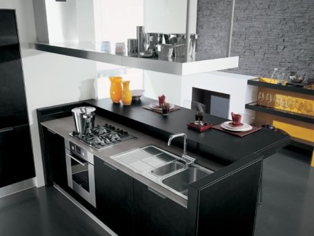 Piano cucina scorrevole