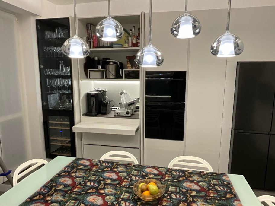 Colonne cucina con ante rientranti